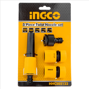 5 Piece Twist Nozzle Set Ingco – Hhcs05122