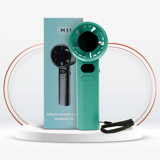 M11 Mini USB Rechargeable Handheld Fan Powerful 120-Speed Stepless Speed for Students Car Cooling Outdoor