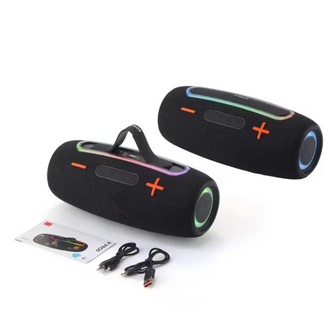 P-PRO9 Bluetooth Speakers Stereo Bass Outdoor Portable Wireless BT 20W RGB Speaker