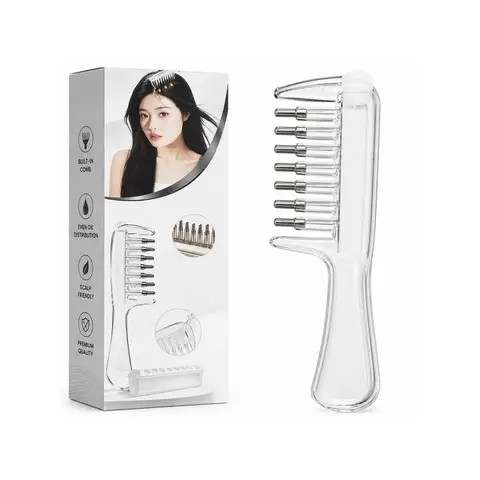 Built In Hair Oil Dispenser Comb