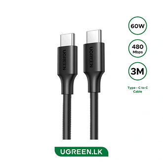 UGREEN US286-60788 USB-C to USB-C 2.0 3A Cable