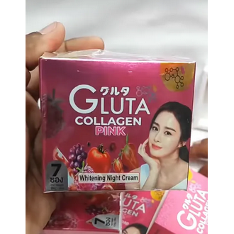 Gluta Collagen Pink Full Face & Body Whitening Combo Set