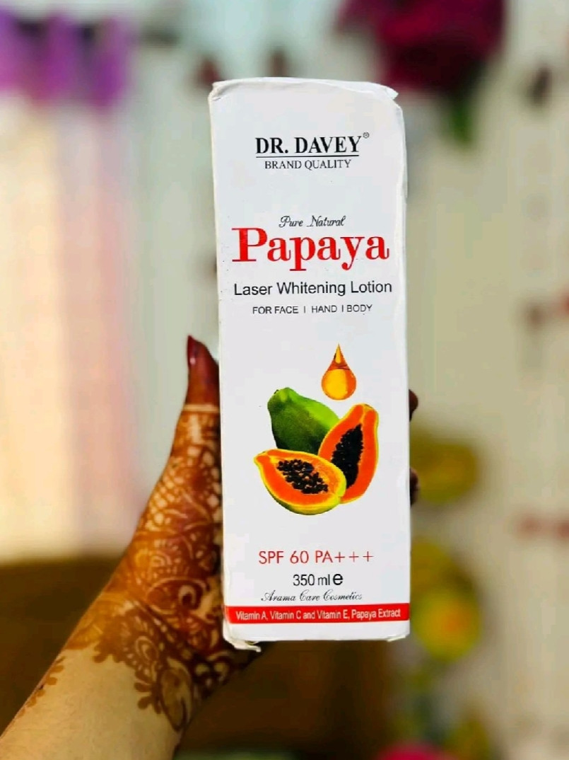 Dr Davey Papaya Laser Body Whitening Moisturizer Lotion