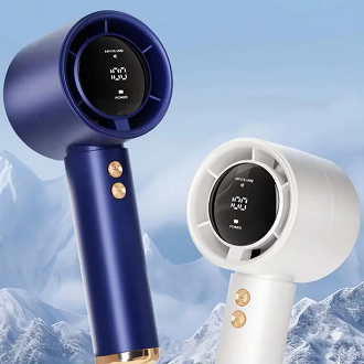 Portable Handheld Rechargeable High-Speed Mini Turbo Fan with LED Display