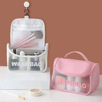Large Capacity Makeup Organizer Bag Waterproof Cosmetic Storage Bag Travel Makeup Pouch
