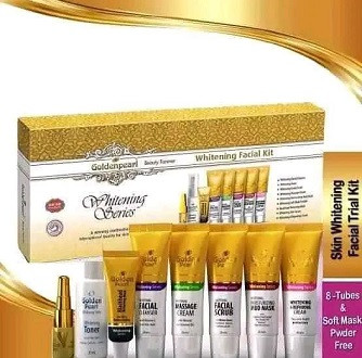 Golden Pearl Whitening Facial Kit-8tubes