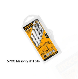 5pcs MASONRY DRILL BIT (WALL) INGCO-AKDB3055