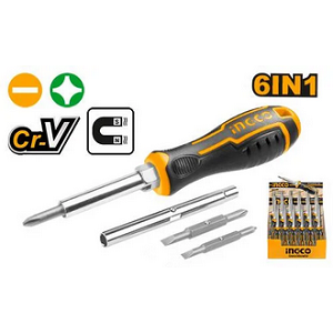 6 IN 1 SCREWDRIVER SET INGCO-AKISD0608