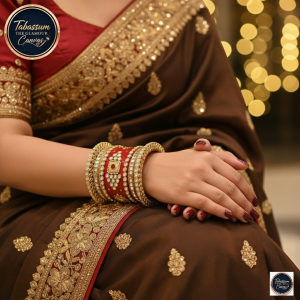 Rajasthani Tradition and Elegance: Exclusive Bridal Kundan Bangle Set