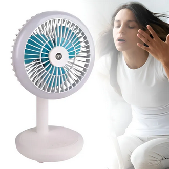 Duration Power DP-7632 Rechargeable Portable Fan With LED Light
