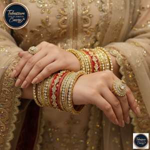 Rajasthani Tradition and Elegance: Exclusive Bridal Kundan Bangle Set