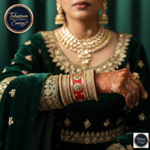 Rajasthani Tradition and Elegance: Exclusive Bridal Kundan Bangle Set