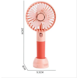 Portable Mini Rechargeable Handheld Fan with Stand