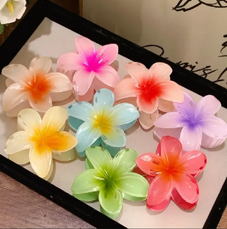 5pcs Flower Hair Claws Large Size Fashion Women Stylish Hair Claws
