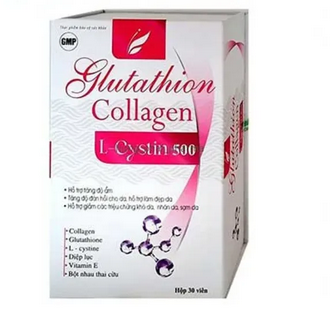 Glutathion Collagen L-Cystin 500 (30 Capsules)