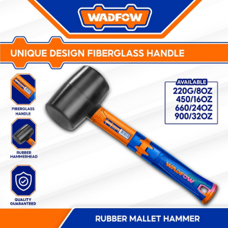 Wadfow Rubber Hammer 16oz/450g-WHM7302