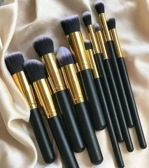 Kabuki 10Pcs Makeup Brush Set