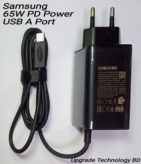 Samsung 65W PD Power Adapter Trio USB-C with  USB-A Port